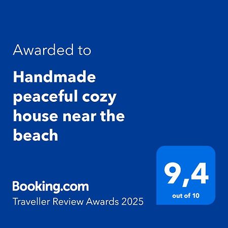 Handmade Peaceful Cozy House Near The Beach Nea Kallikrateia Exterior foto